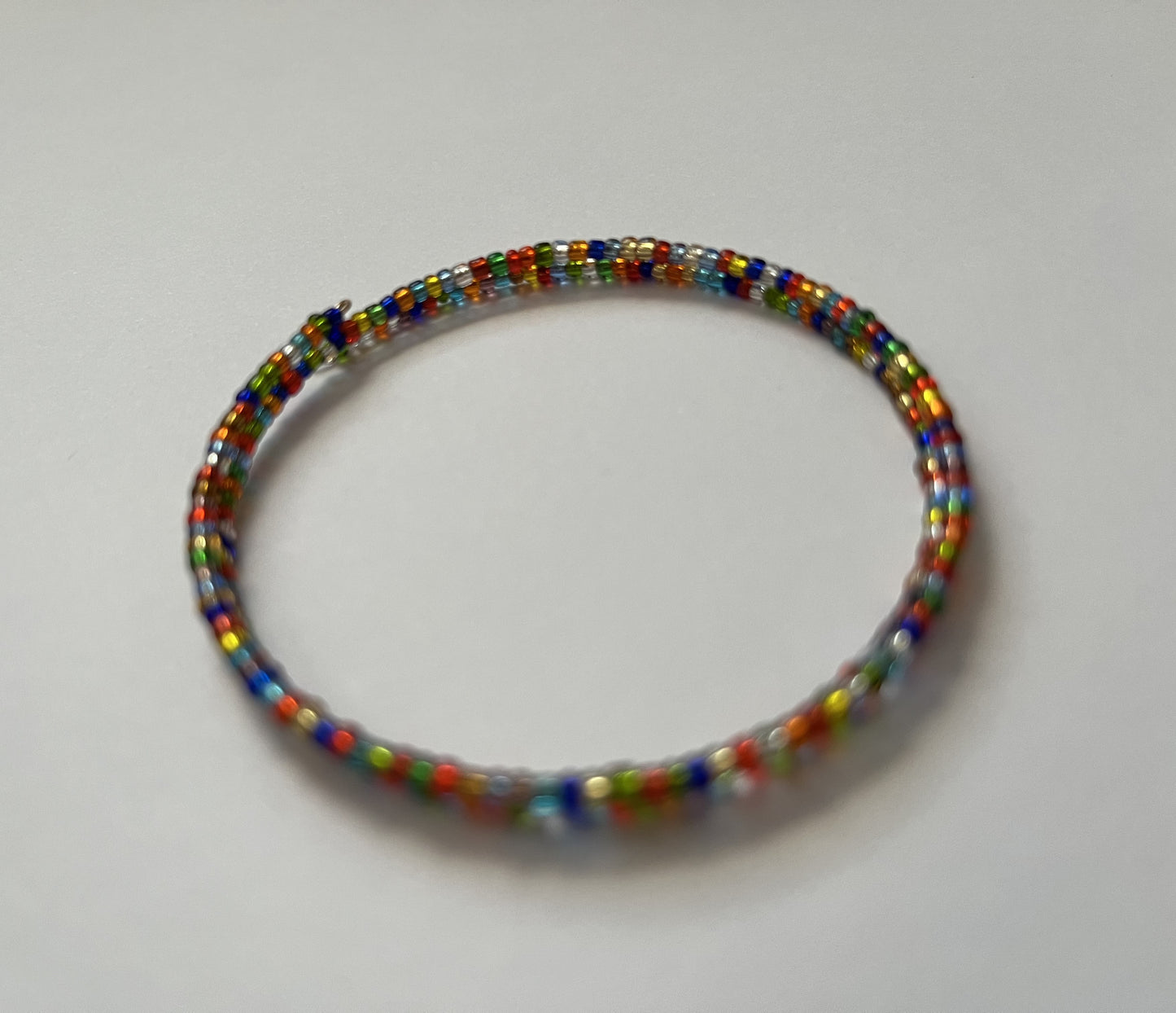 Colorful beaded bracelet