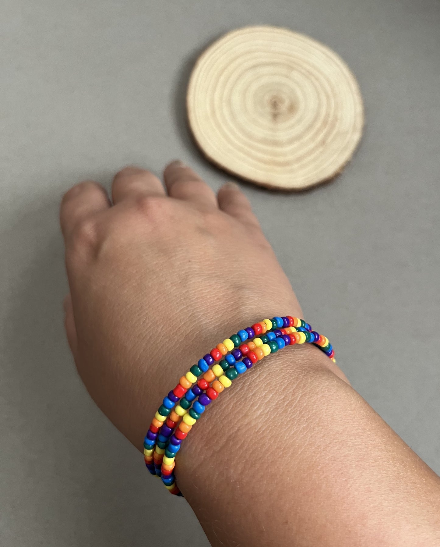 Beaded bracelet "Pride 3"